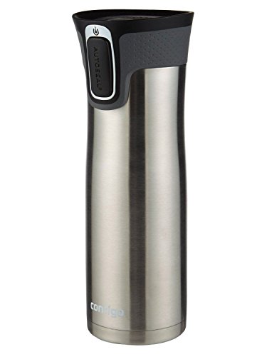 Garrafa térmica Contigo West Loop, 591 ml, cinza
