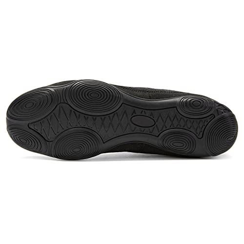 Ifrich Professional Mens Wrestling Shoes Lightweight Breathable Men Wrestling Sport Sneakers (11.5,Black Gold) #TOP3