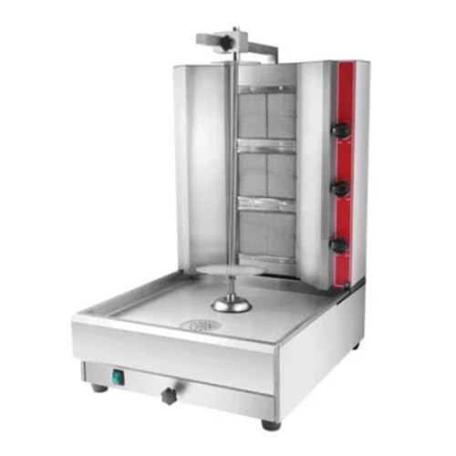Gas Shawarma Machine PG-3 – Large Gas Shawarma Grill, Heavy-Duty Stainless Steel (Three Burner)-picture-36
