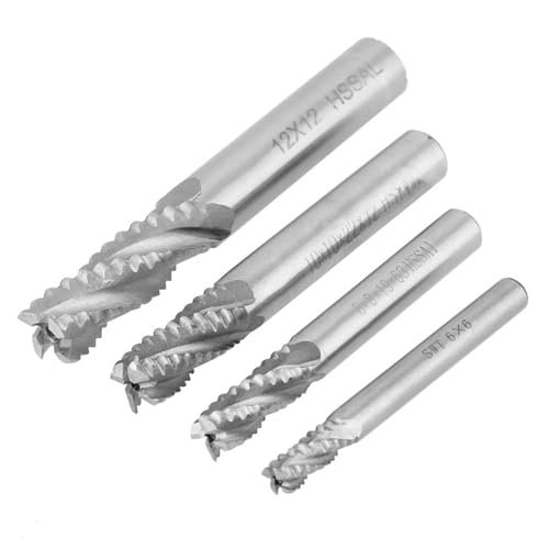 Fraise en bout M6 M12 pour éliminer les vibrations sur perceuse et CNC