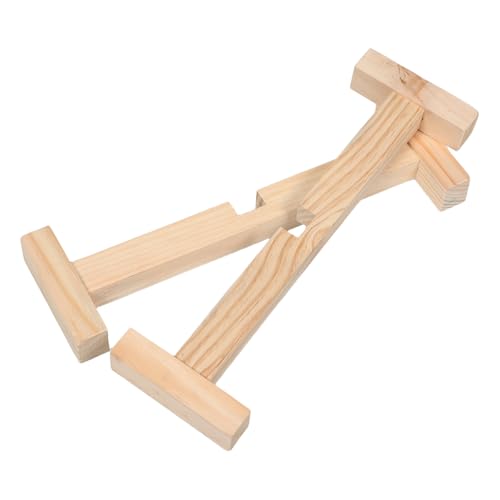 Support pour moulin à pierre manuel en bois VICASKY 42 cm stable pour broyeur grains
