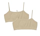 Sugarlips Girl's Seamless Cami Bra 393K - NUDE 2-PACK, ONESIZE