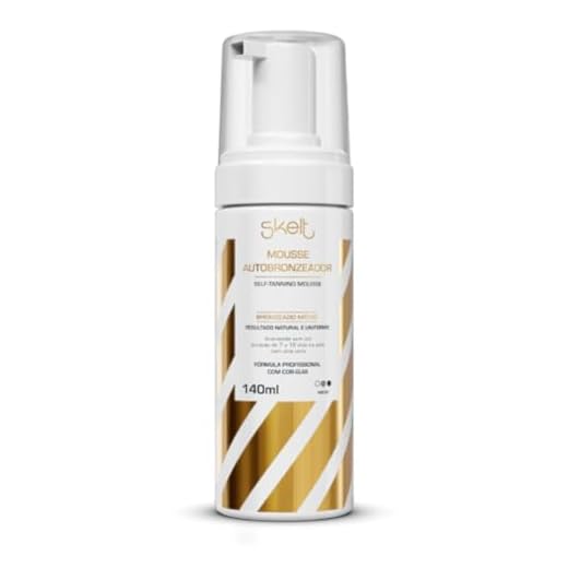 Skelt Mousse Autobronzeador 140ml - Ideal para Iniciantes