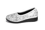 aerosoft schuhe fabrikverkauf kaufen  Aerosoft Damen Ballerinas, Komfortable Slipper, Bequeme Ballerina Schuhe, Stretch Schuhe, Innenmaterial: DERMATEST: SEHR GUT! (Weiß, Numeric_41)