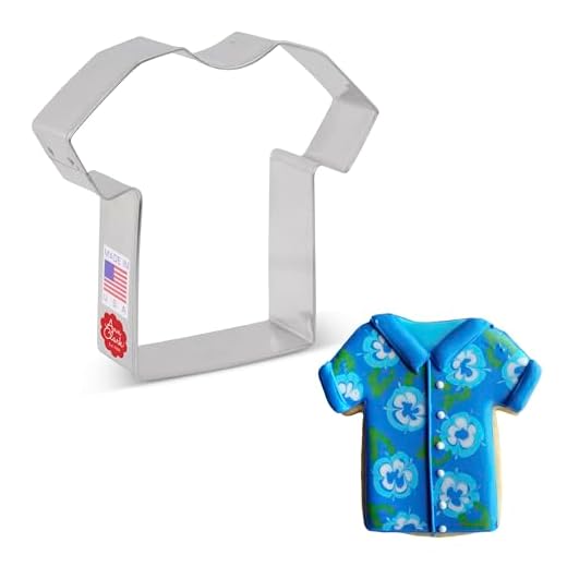 Ann Clark Cookie Cutters Cortador de galletas camiseta / camiseta deportiva / uniforme médico - 8,9 cm - Acero fabricado en EE. UU.