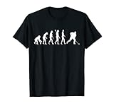Eishockey Spieler Evolution Wintersport Eishockey Spielen T-Shirt