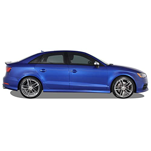 SlickMod Chrome Delete Blackout Vinyl Overlay for 2014-2020 Audi A3 S3 Window Trim (Gloss Black) by SlickMod - Image 3