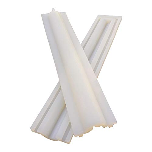 Tubular Silicone Handmade Soap Candle Aromatherapy Gypsum Mold Diy Baking Columnar Mousse Cake Core Mould Chocolate Fondant Tool (Star) #TOP3