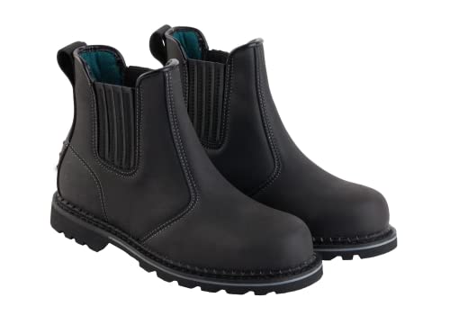 ARMA, A21-Defender Safety Boots, S3 Full Grain Leather Safety Dealer Boot, Sizes 6-13 (9, numeric_9)