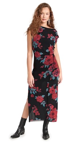 Amazon.com: Free People Women's Carmel Midi Dress, Midnight Combo