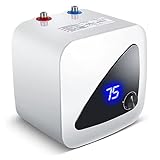 電気給湯器ポータブル温水器1500Wミニ小型電気温水ヒーター 5分速度加熱 瞬間湯沸かし器 8L大容量 過熱保護・節電・節水・水力分離 水温30℃〜65℃調節可能IPX4防水設計 ウォーターヒーター コンパクトで 取り付けやすい 住宅向け キッチン・ バスルーム・洗面台に適用 家庭用防災温水器