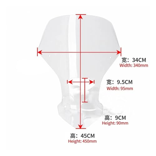 DIIOOR 45cm Wind Deflector Panel