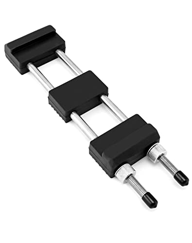 QWORK Sharpening Stone Holder Universal Sharpening Whetstone Holder Adjustable from 5-1/2 to 9 Inches No-Slip Sharpening Stone Base for Various Whetstone Oils Stone or Diamond Stones