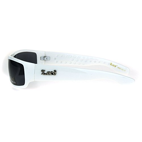 Locs White Gangster Cholo Narrow Rectangular Sunglasses4