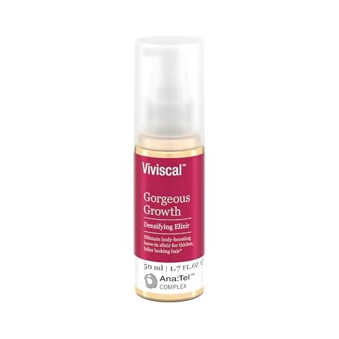 Viviscal Gorgeous Growth Densifying Leave-in Elixir for Thicker, Fuller Hair | Ana:Tel Proprietary Complex with Keratin, Biotin, Zinc | 1.7 Ounce Cover