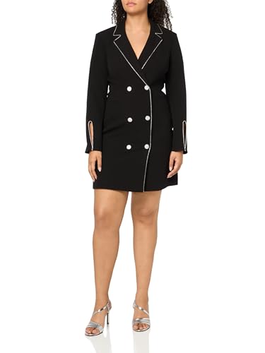 KARL LAGERFELD Paris Women's Dresses Blazer Dress,Black,10