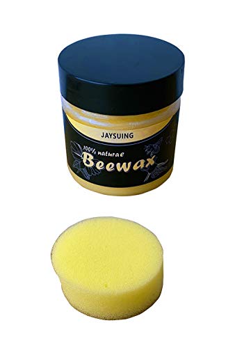 Wood Seasoning Beewax, Natural Traditional Beeswax Furniture Polish Wood Furniture Cleaner for Wood