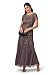Adrianna Papell Women's Bead Long Dress with Godets, Moonscape, 18