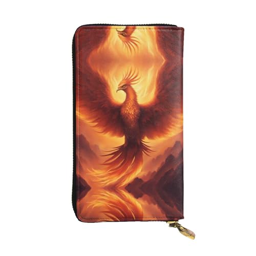 Portefeuille en cuir phénix long idée cadeau élégante et utile
