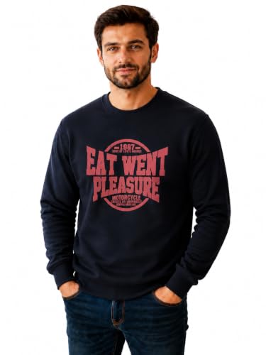 Image of Mack Jonney Men's Printed Fleece Sweatshirt|Full Sleeve Round Neck Winter Sweatshirt for Casual Wear|Travel|Gym & Everyday Style-mj-403
