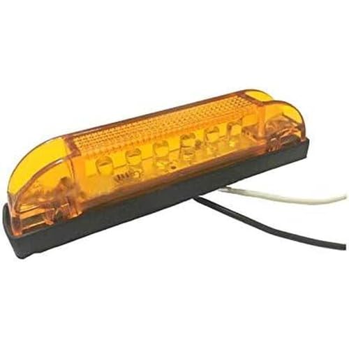 Riloer Side LED Marker Light, 2 pcs Car 12V Side Signal Light, Blinker Indicator Replacement Compatible with Trucks, Car Trailers, Station Wagons (Yellow)