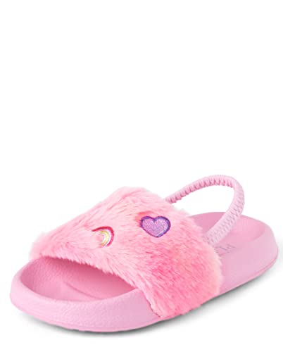 The Children's Place Girl's and Toddler Slides with Backstrap Sandal