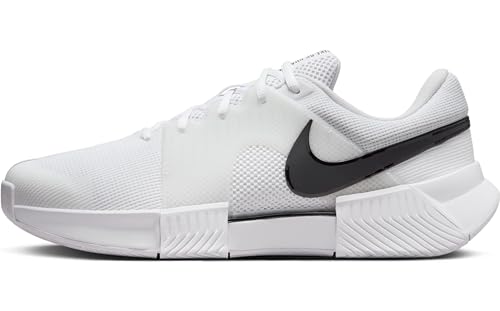 Nike Zoom GP Challenge 1 Men's Hard Court Tennis Shoes (FB3147-101, White/White/Black) Size 13