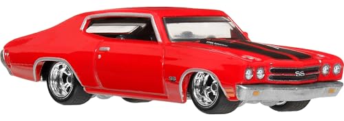 Image of Hot Wheels Cars, Premium Fast & Furious 1970 Chevrolet Chevelle SS, 1:64 Scale Die-Cast Car for Collectors Inspired by Fast & Furious Movie Franchise​​