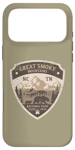 Great Smoky Mountains National Park NC TN �A���e�B�[�N���f�U�C�� �X�}�z�P�[�X iPhone 17 Pro Max �p