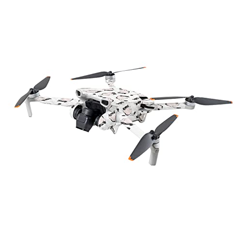 Image of MightySkins Carbon Fiber Skin Compatible with DJI Mini 3 - Raining Cats | Protective, Durable Textured Carbon Fiber Finish | Easy to Apply | Made in The USA