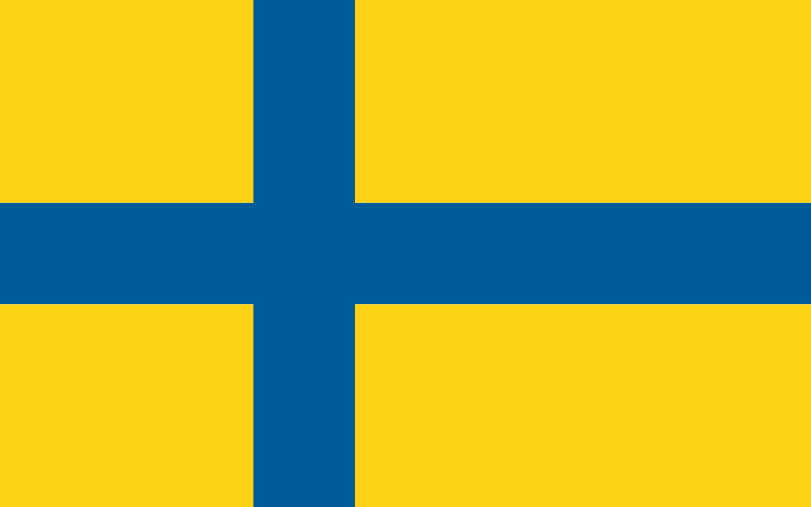 Drapeau d'Östergötland grand format pour pavoiser sans s'effilocher