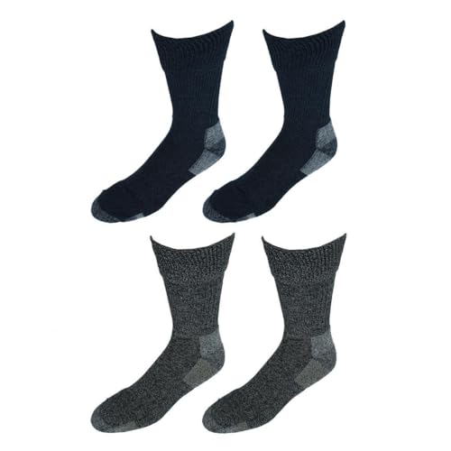Dr. Scholl's Men's 2 Pack Advanced Relief Casual Crew Socks