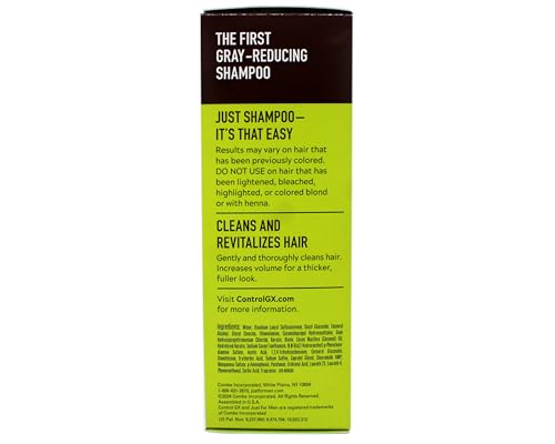 Just For Men Control GX Grey Reducing Shampoo, 5 Fluid Ounce