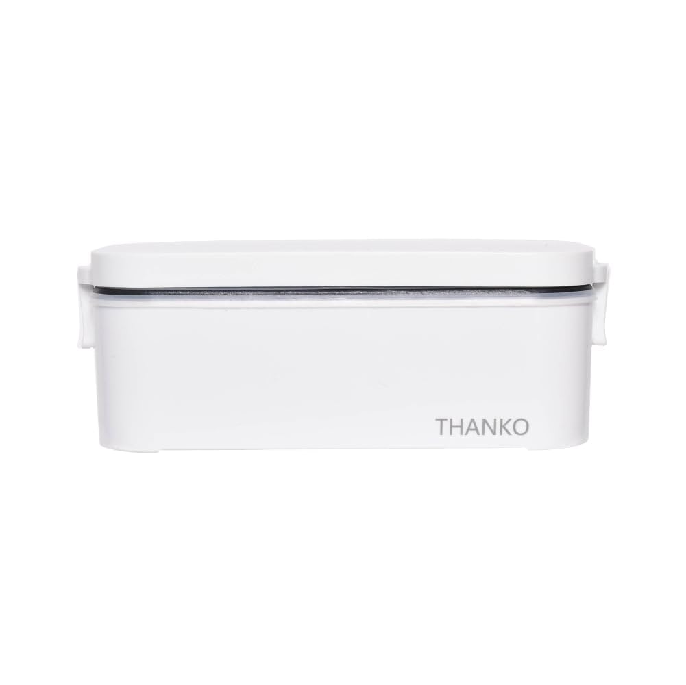 THANKO おひとりさま用超高速弁当箱炊飯器 RCKDSGSWH 白色 炊飯器…