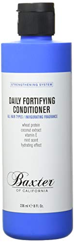 Baxter of California Daily Fortifying Conditioner for Men | All Hair Types | Moisturizes and Detangles | Fresh Mint Scent | 8 oz.