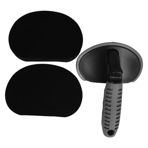 BESTYASH 2pcs Wheel Brush Curved Tire Cleaning Sponge for Auto Exterior Washing Includes Replacement Brush Sponges Efficient Dirt Removal Tool for Vehicles