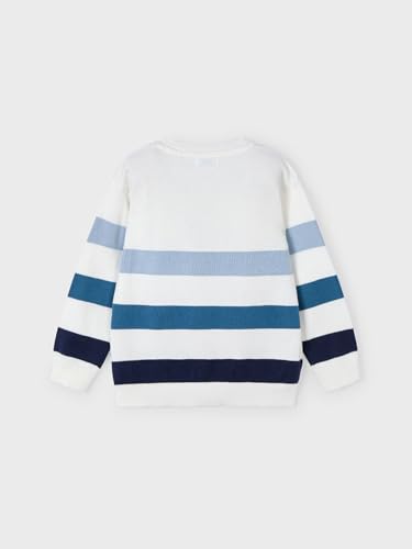 Mayoral Stripes Jumper for Boys Blue2