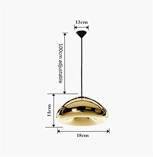 Lustres LED en verre suspendu de style européen pour décorer une cuisine moderne