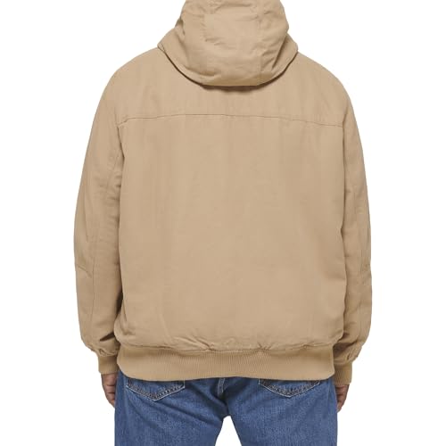Image of Levi's Men's Workwear Cotton Canvas Hooded Bomber Jacket