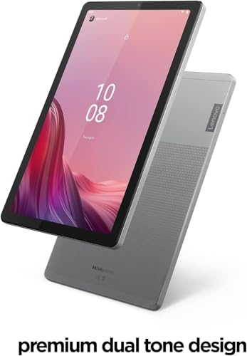 Image of Lenovo Tab M9 Tablet, 9 inch HD, 3GB Memory, 32GB Storage, Android 12 or Later, Long Battery Life, Folio Case Included, Gray with TGY Accessories