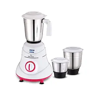 KENT Gold Mixer Grinder | Powerful 550-watt Motor | SS Jars | Spill-Proof Lockable Lids | Food grade razor sharp SS cutting blades | 3-Speed Control Panel & Pulse function
