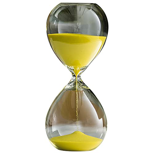 砂時計 30分 インテリアタイマー 子供 サンドタイマー 機械タイマ 子どもたち 歯を磨く ゲーム 料理 お風呂 キッチンタイマー イエロー サンド