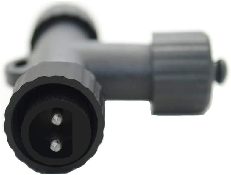 yowin 2 Pack Christmas Light Splitter 2 Pin Fairy String Lights Connector, 1-to-2 Way Light Splitter IP65 Waterproof Xmas Tree Connector Extension for Indoor & Outdoor Icicle Curtain Net Lights