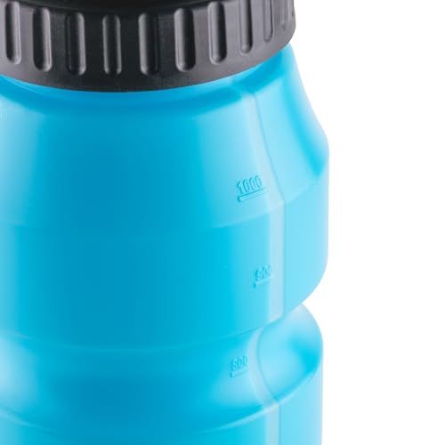 Image of Cannon Sports 1 Liter Sports Water Bottle, BPA-Free, 34 Oz Capacity, Large Mouth, 2 lids (Straw and Squeeze), Great For Helmet Sports Such As Hockey, Lacrosse, Football, Boxing (Light Blue)