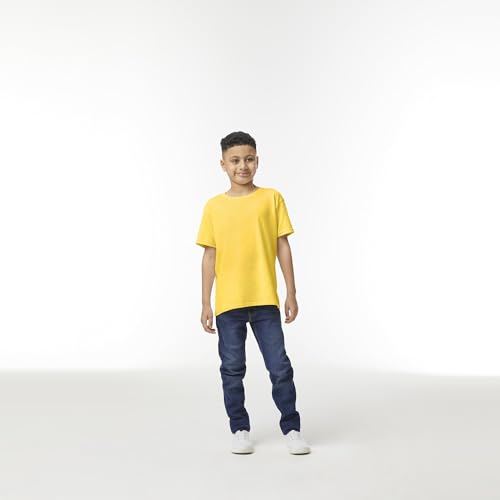 Image of Gildan Unisex-Child Gildan Youth Heavy Cotton T-Shirt, Style G5000b, 2-Pack