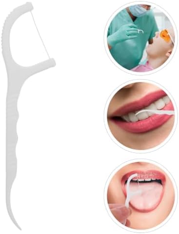 DECHOUS Portable Dental Floss Picks Effective Plaque for Adults 1000pcs with Compact Case, Disposable Plastic Cleaning Tools Gentle on Gums for Daily Use and Travel — view 8