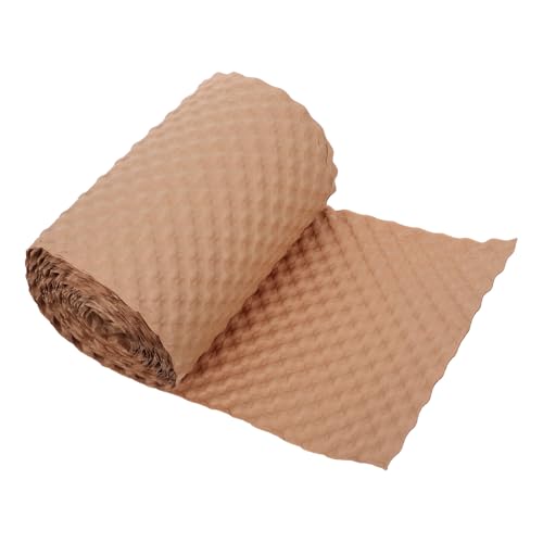 Parliky Rollo de Papel de Embalaje Kraft 29,5 Cm X 20 M Biodegradable Estructura de Panal para Amortiguación y Relleno Protector en Envíos y Mudanzas de Objetos Frágiles