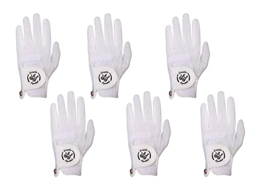 Simple Symbol Women's RainGrip Golf Glove,Hot Wet Weather Comfort,Six Pack ...