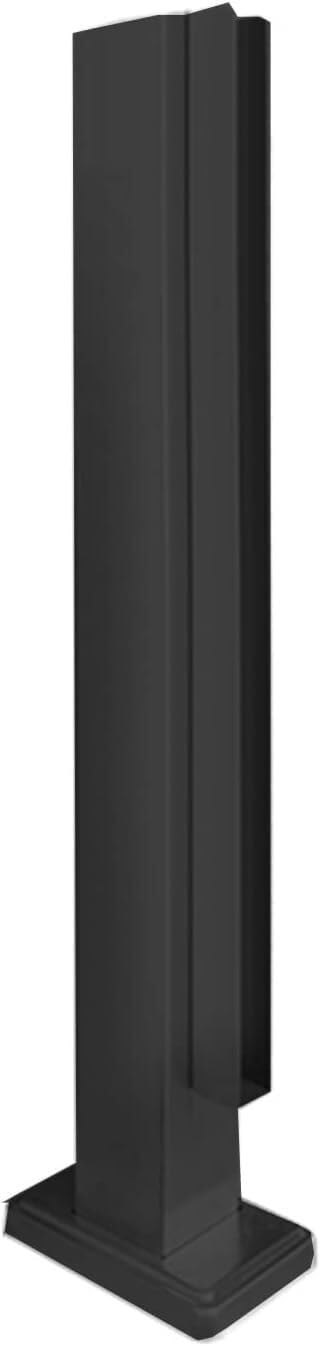 Poteau de garde-corps en verre 12 mm en acier inoxydable pour aménagement extérieur