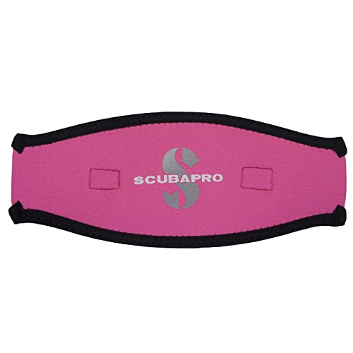 Scubapro Neoprene Mask Strap Cover, Black/Pink, One Size (24.700.100) by SCUBAPRO - Used condition - US$11.68